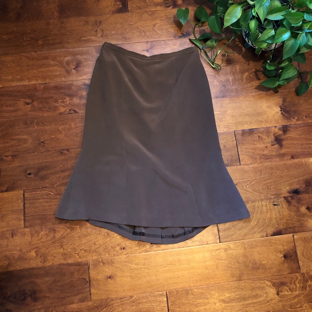 Silk Mocha Skirt